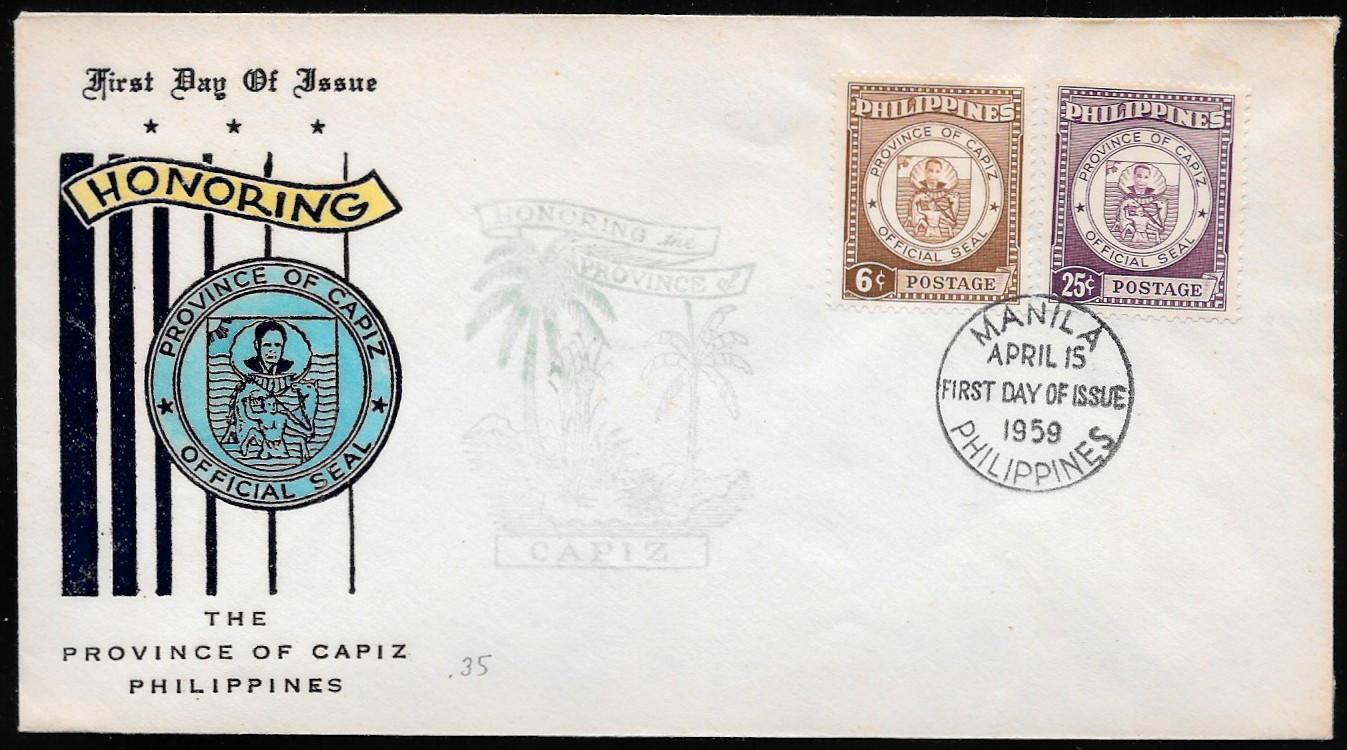 Philippines 1959 First Day Cover 
